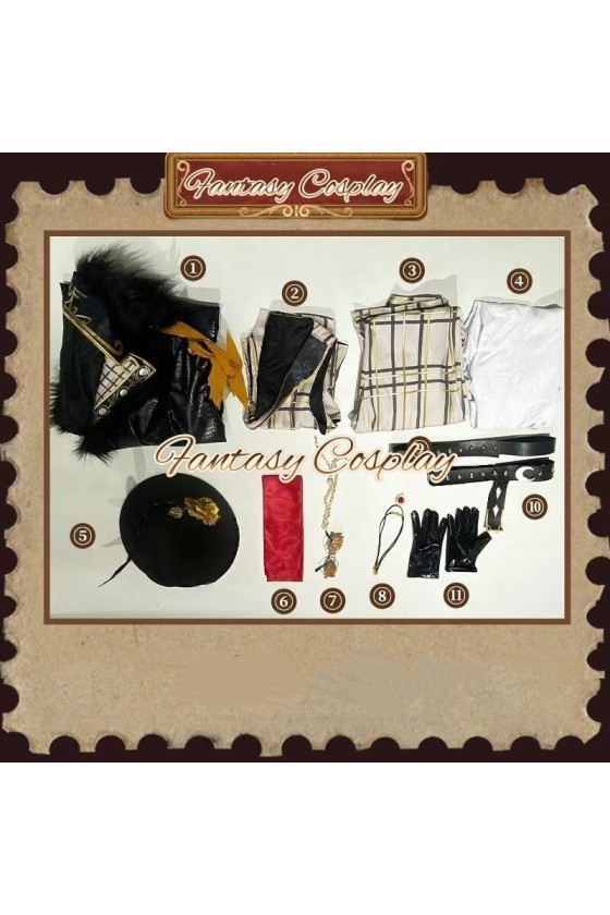Identity V Prospector Norton Campbell Bird of Prey Cosplay Costume